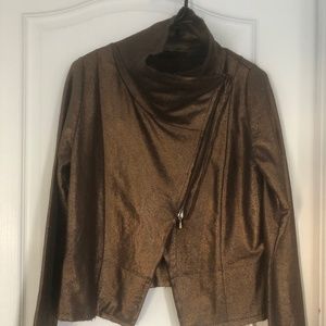 NWT Copper Metallic Boutique  Small Jacket